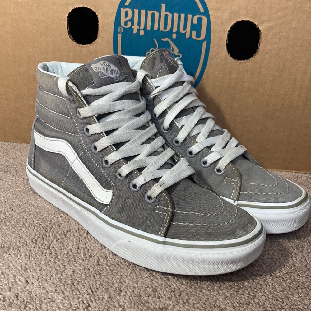 High top grey vans